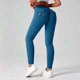 Fitness Yoga Pants For Women High-waisted Butt-lifting Stretchy Form-fitting Workout Tights BadAssWear.fi