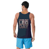Men's Classic 'Never Skip Leg Day' Tank Top BadAssWear.fi