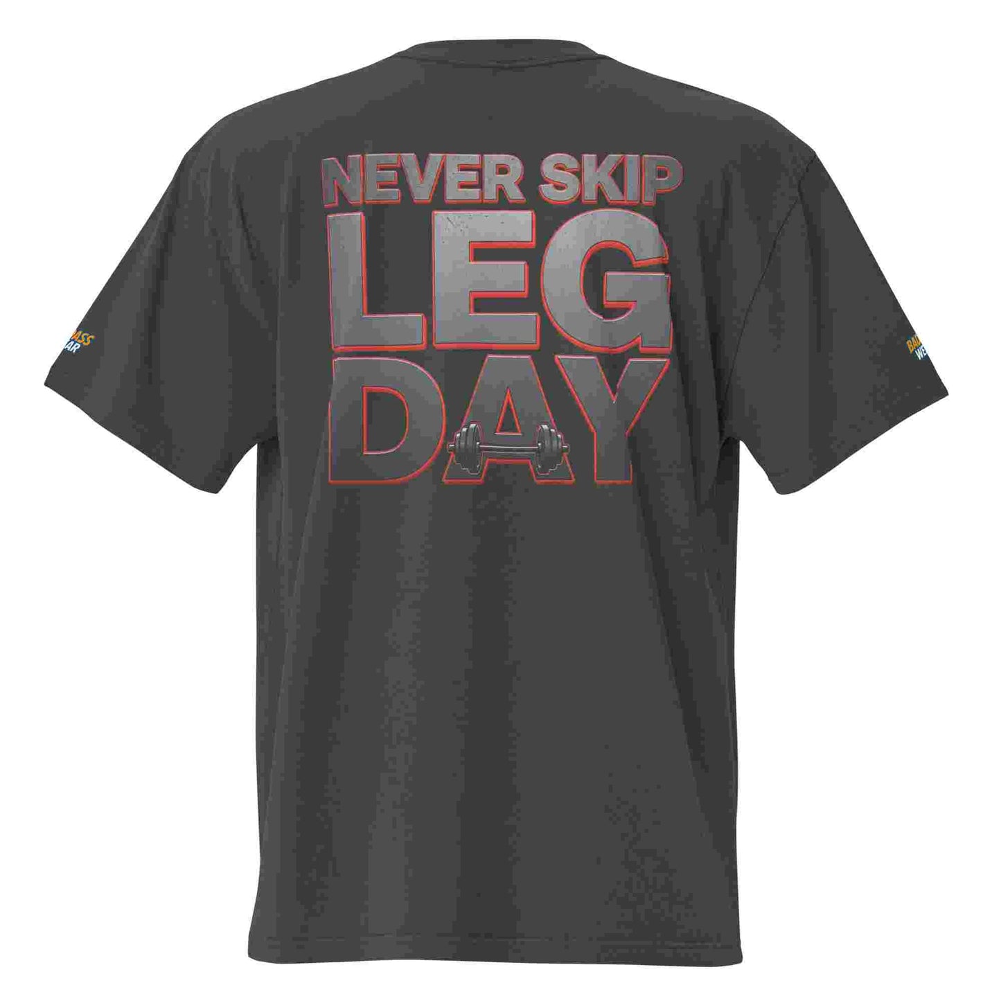 Men's Oversized T-shirt - "Never Skip Leg Day" BadAssWear.fi