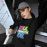 Style, Strength, You. – A Women's Sweatshirt That Combines Style and Comfort. BadAssWear.fi