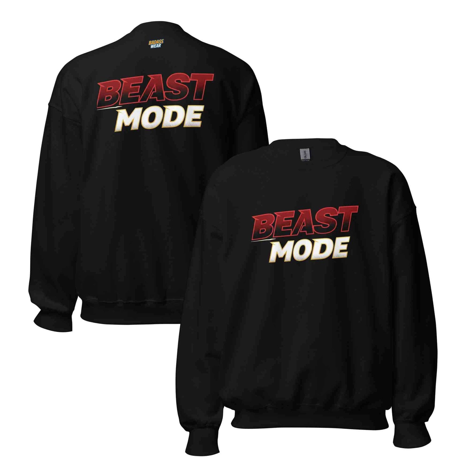 "Beast Mode" Crewneck Sweatshirt: Unleash Your Inner Strength BadAssWear.fi