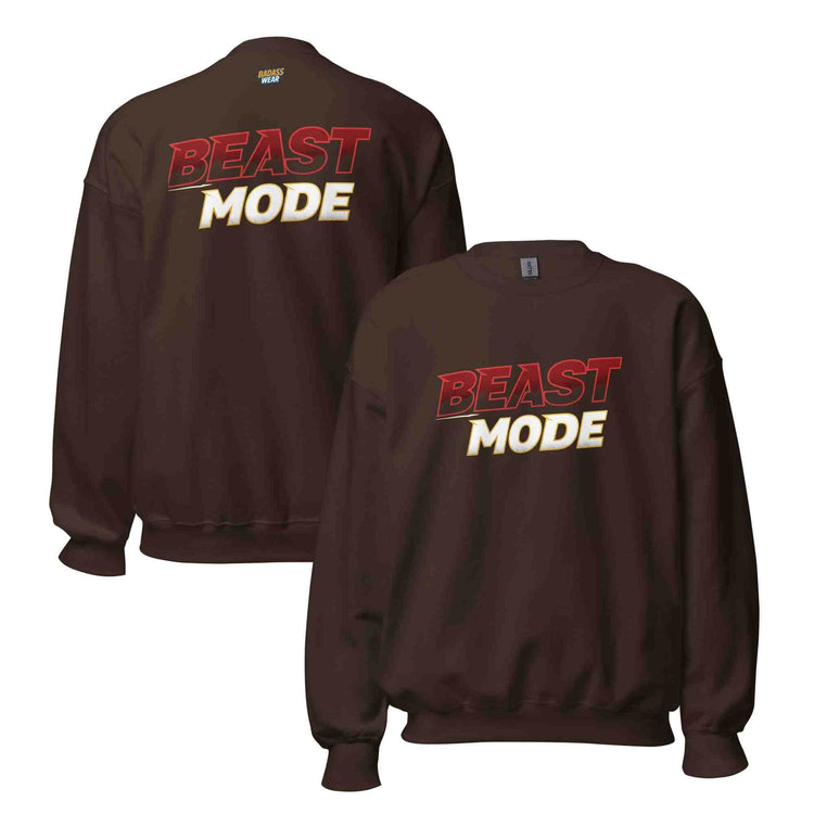 "Beast Mode" Crewneck Sweatshirt: Unleash Your Inner Strength BadAssWear.fi