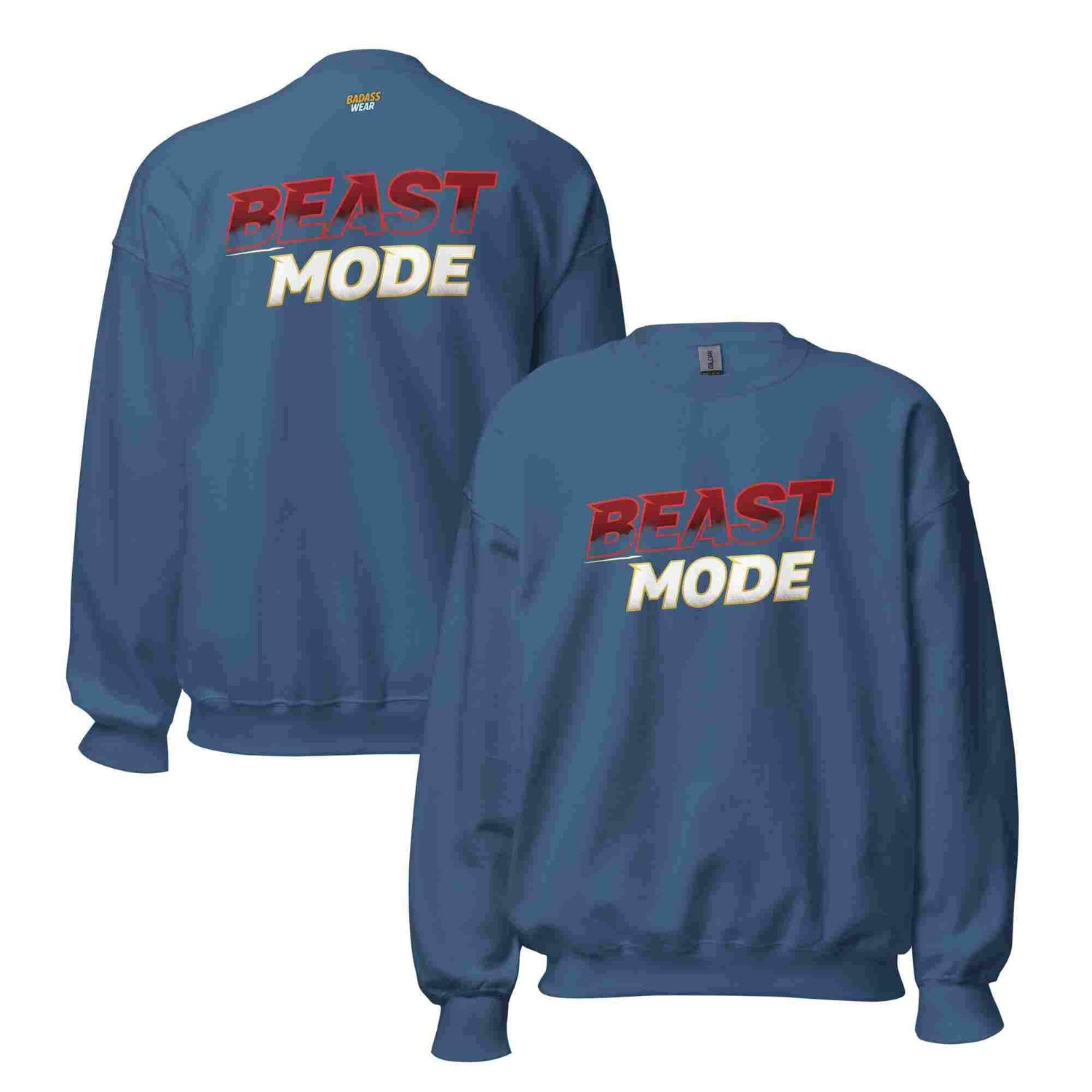 "Beast Mode" Crewneck Sweatshirt: Unleash Your Inner Strength BadAssWear.fi