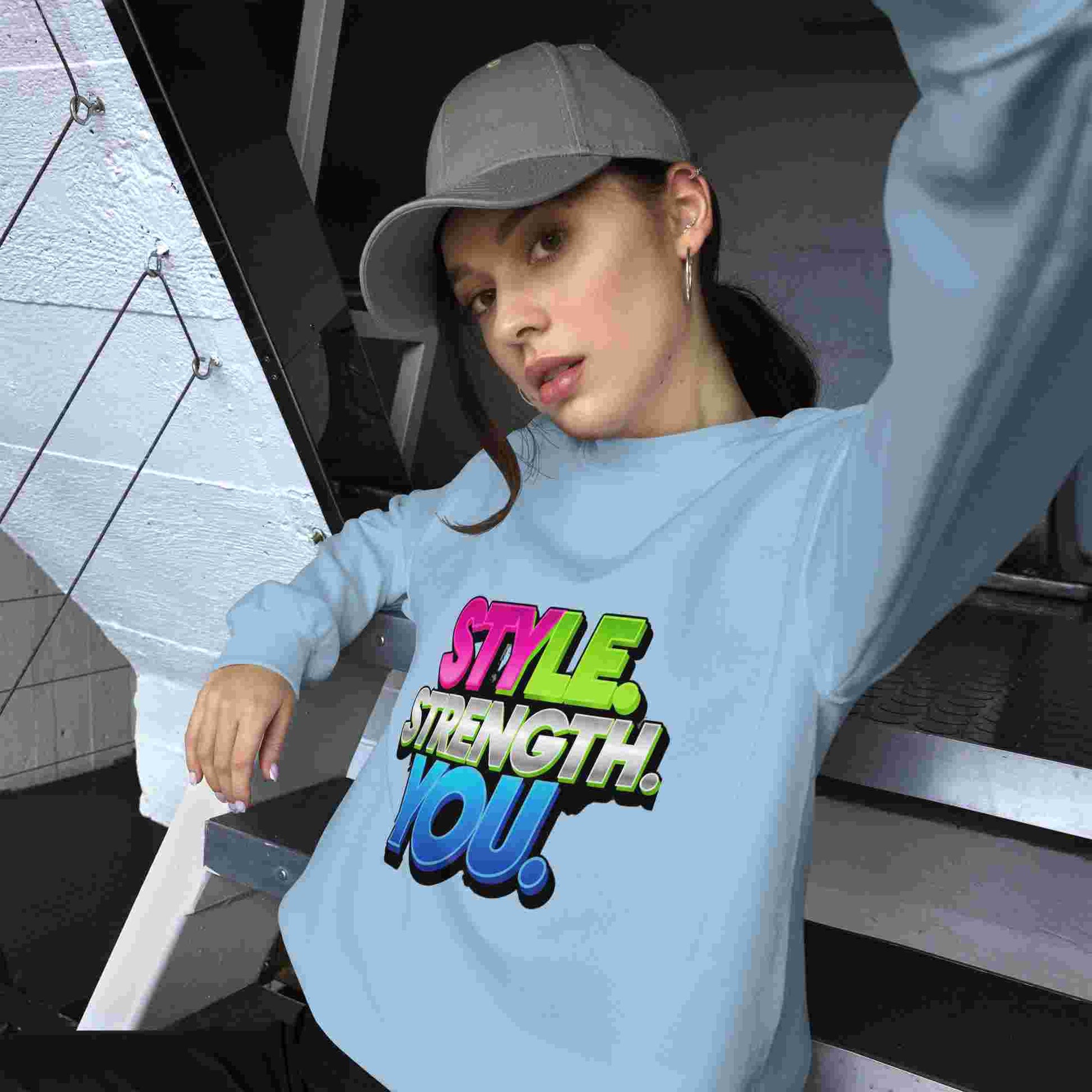 Style, Strength, You. – A Women's Sweatshirt That Combines Style and Comfort. BadAssWear.fi