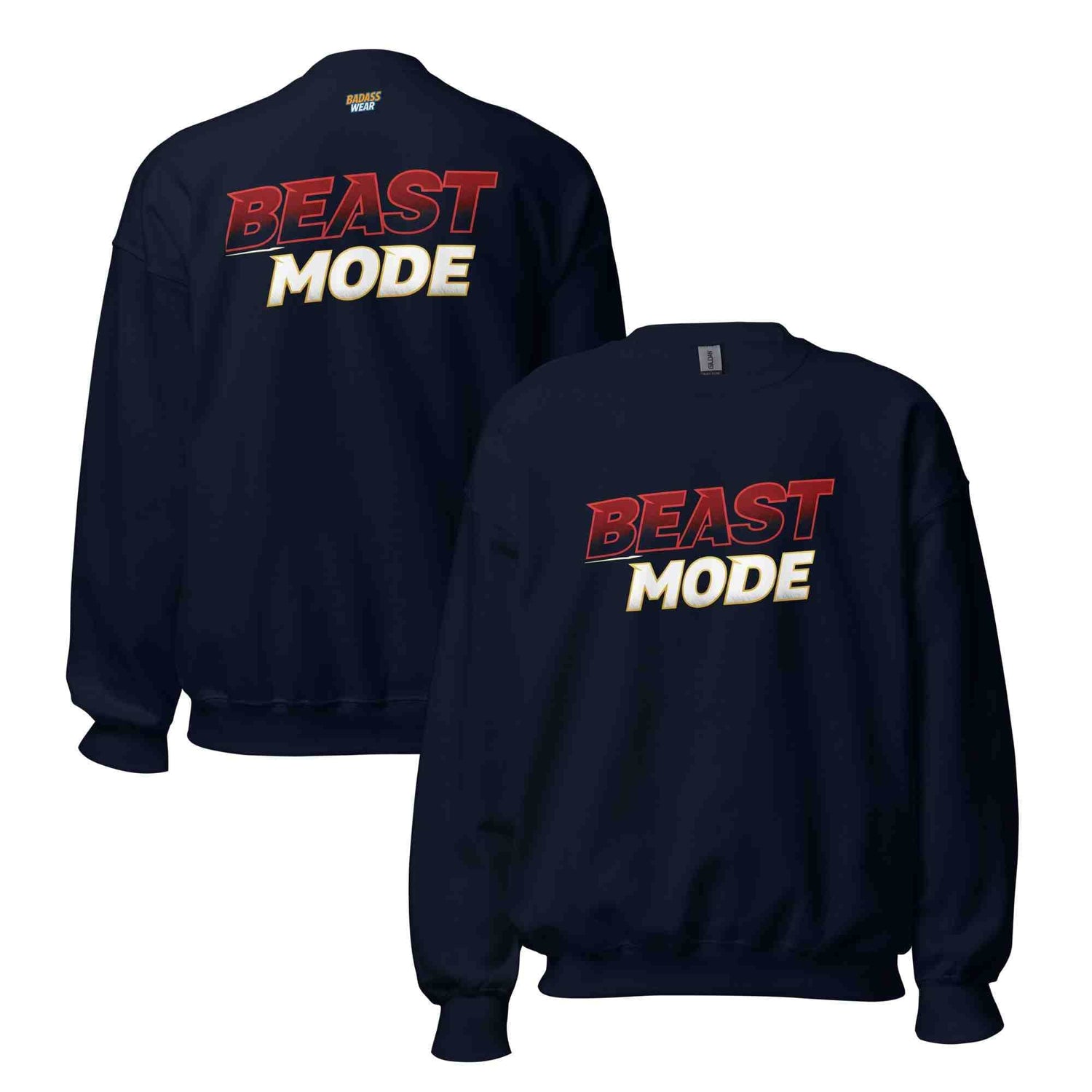 "Beast Mode" Crewneck Sweatshirt: Unleash Your Inner Strength BadAssWear.fi