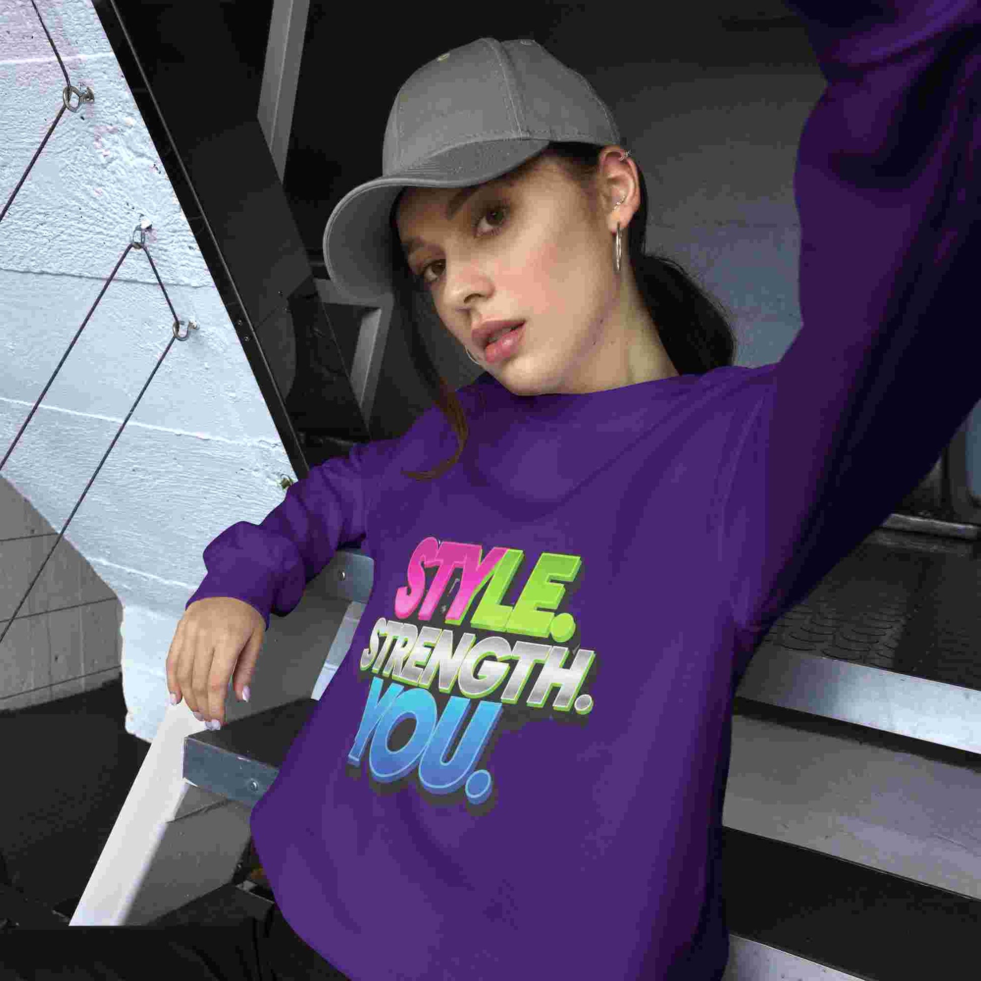 Style, Strength, You. – A Women's Sweatshirt That Combines Style and Comfort. BadAssWear.fi