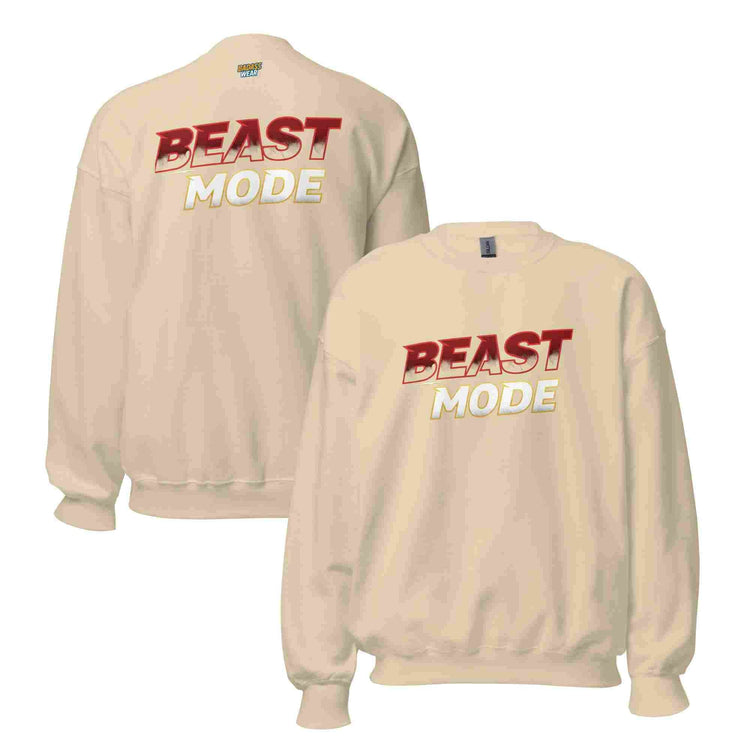 "Beast Mode" Crewneck Sweatshirt: Unleash Your Inner Strength BadAssWear.fi