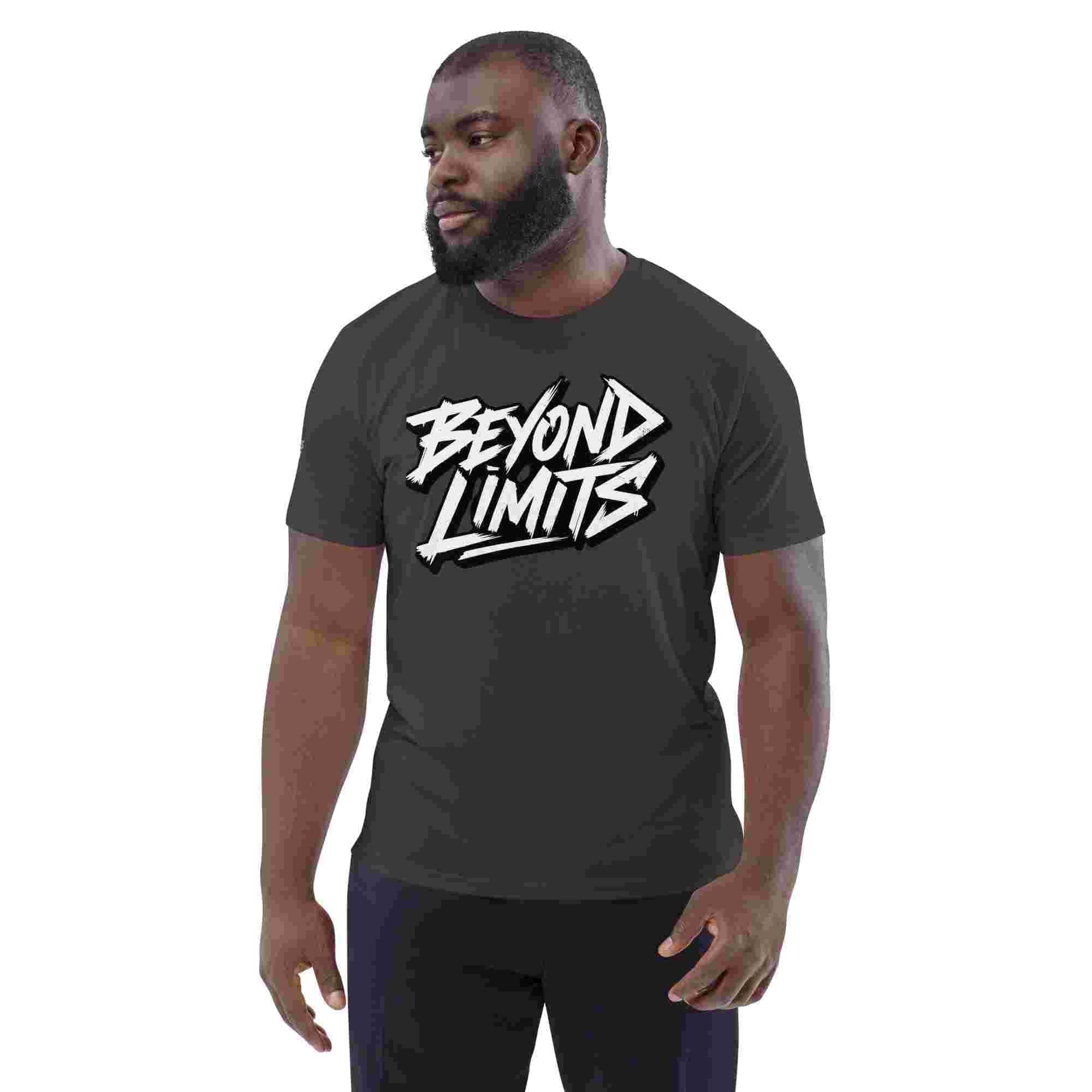 "Beyond Limits" Men's T-shirt - 100% Organic Cotton BadAssWear.fi