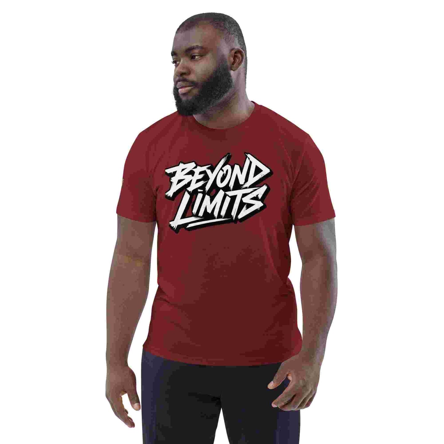 "Beyond Limits" Men's T-shirt - 100% Organic Cotton BadAssWear.fi