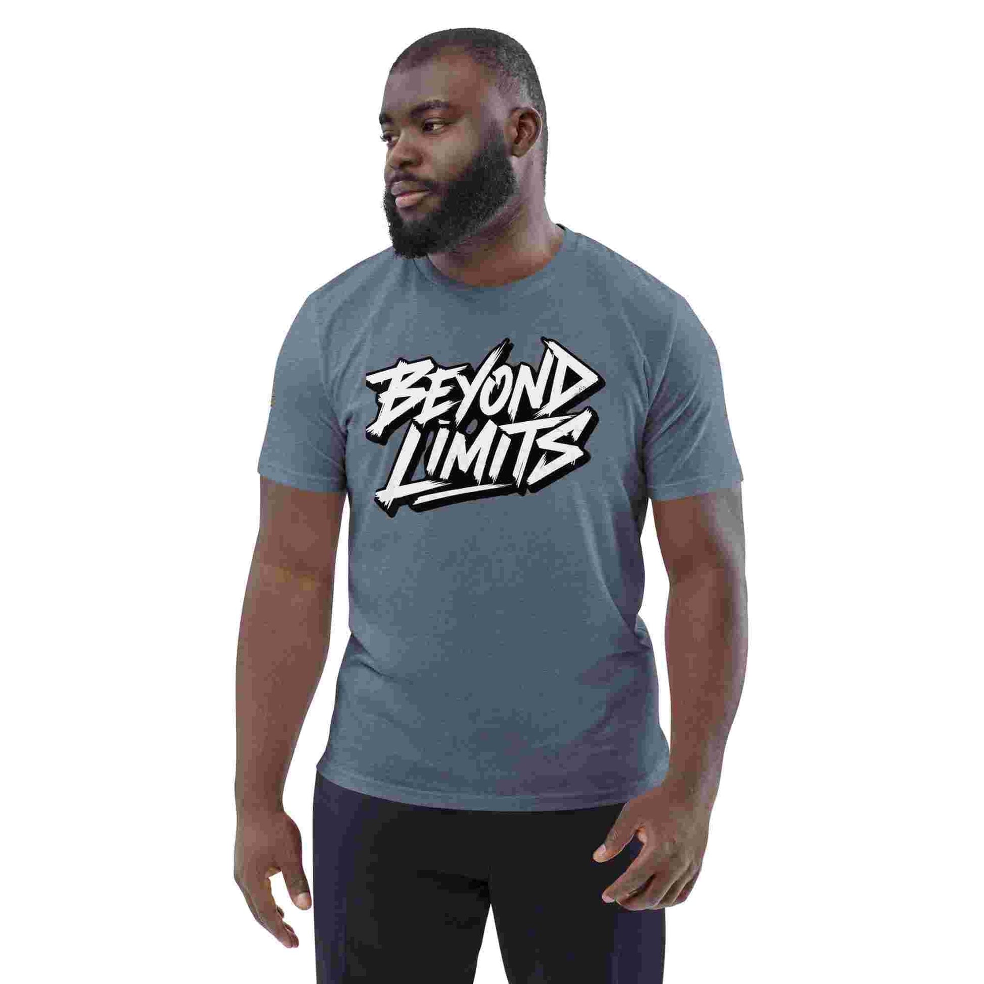 "Beyond Limits" Men's T-shirt - 100% Organic Cotton BadAssWear.fi