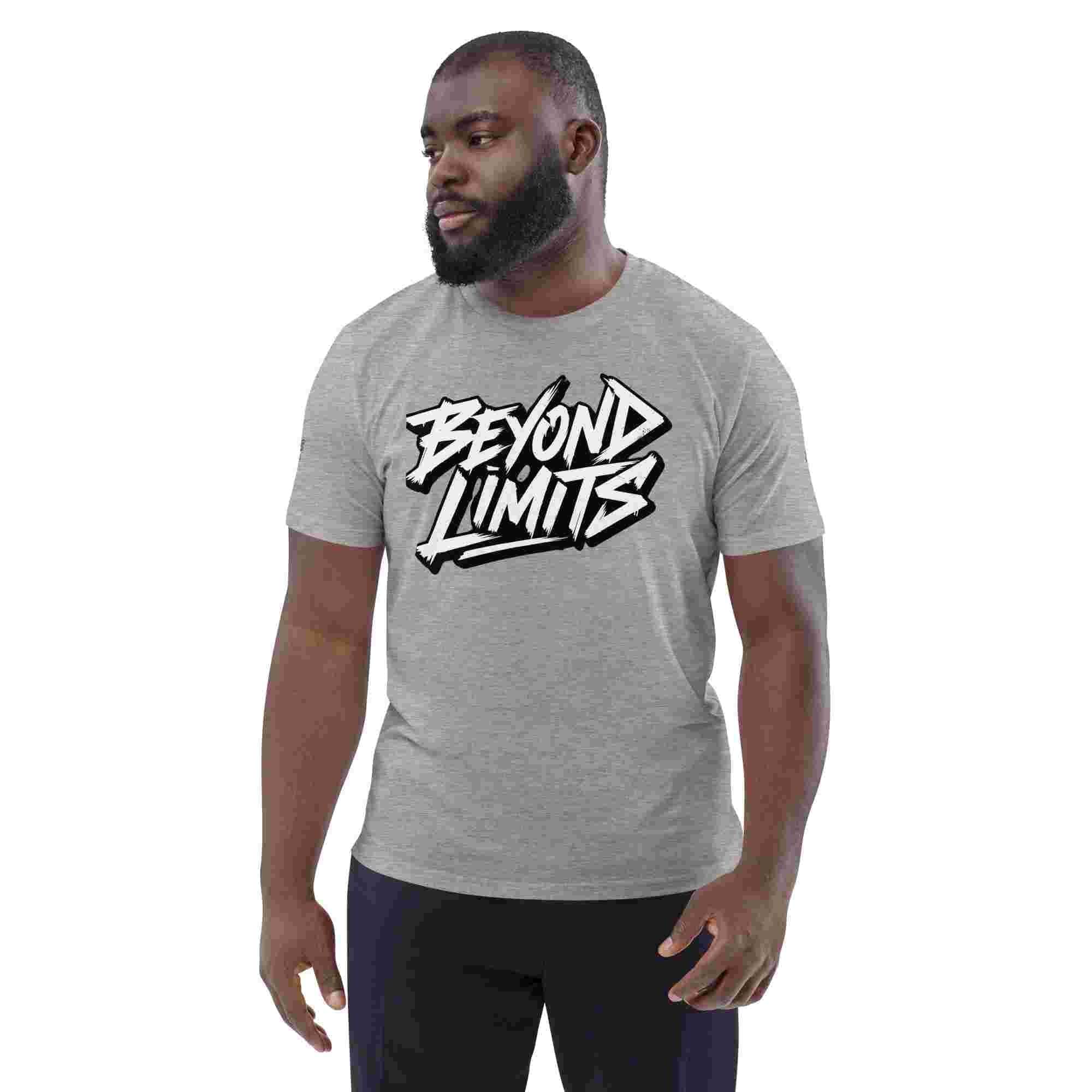 "Beyond Limits" Men's T-shirt - 100% Organic Cotton BadAssWear.fi