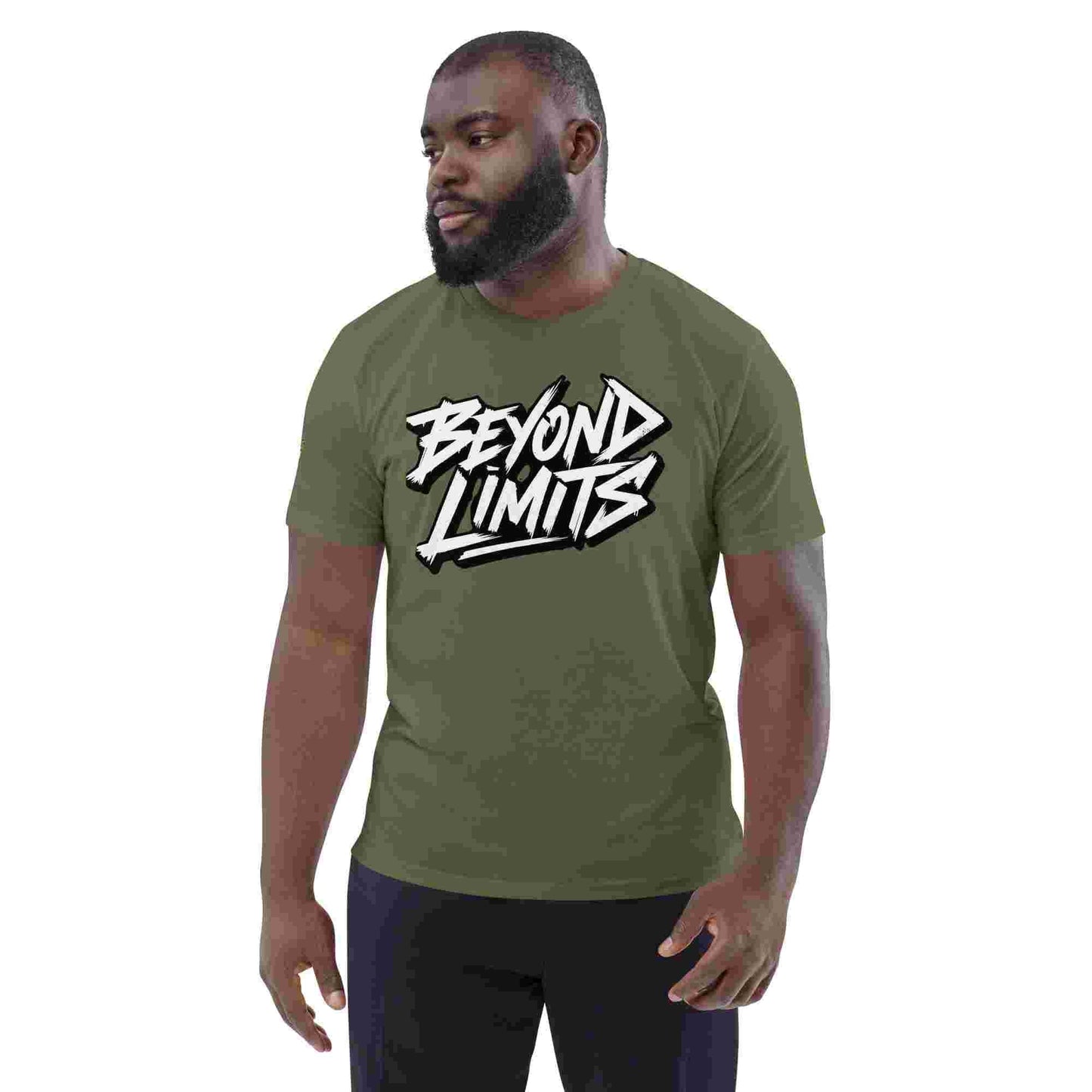 "Beyond Limits" Men's T-shirt - 100% Organic Cotton BadAssWear.fi