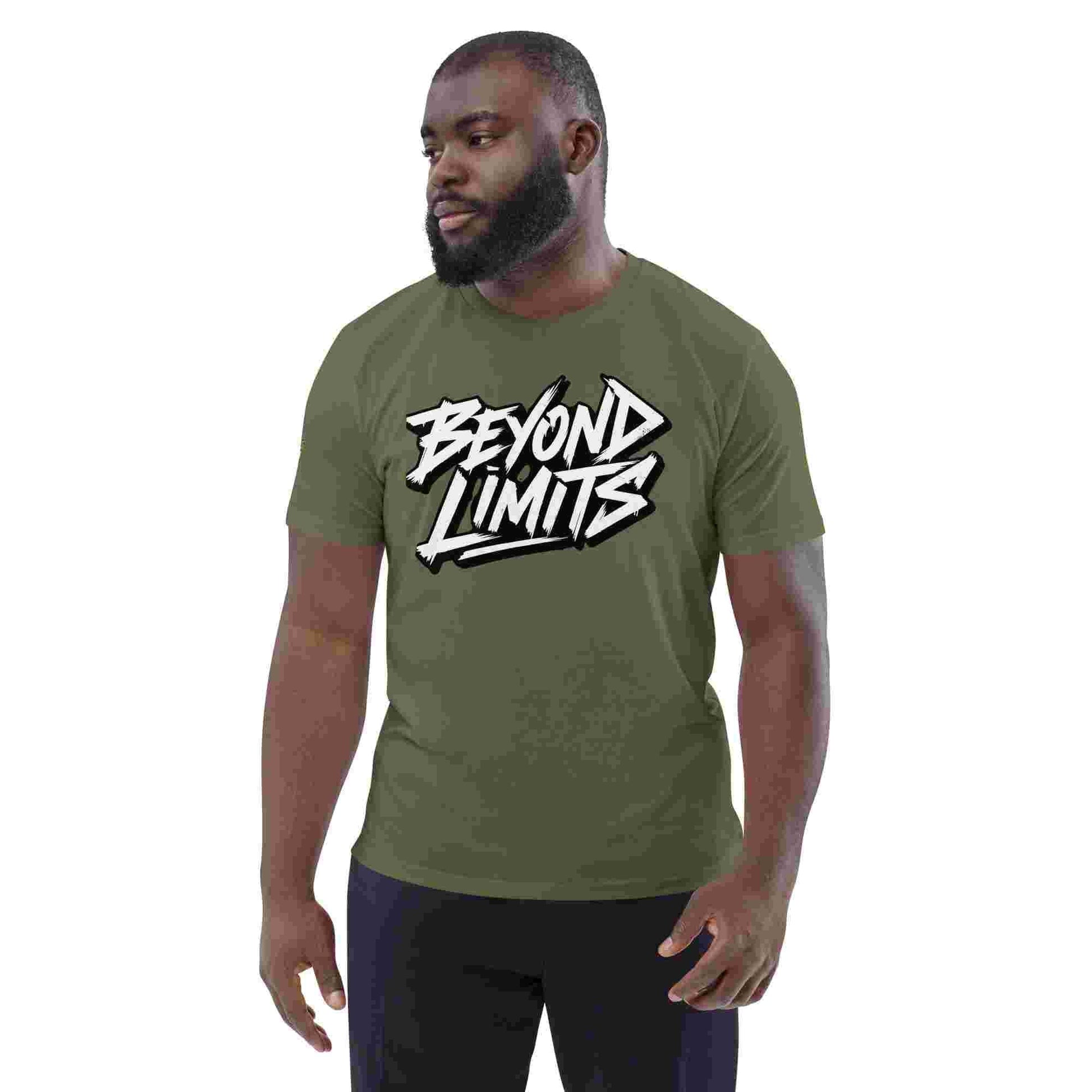 "Beyond Limits" Men's T-shirt - 100% Organic Cotton BadAssWear.fi