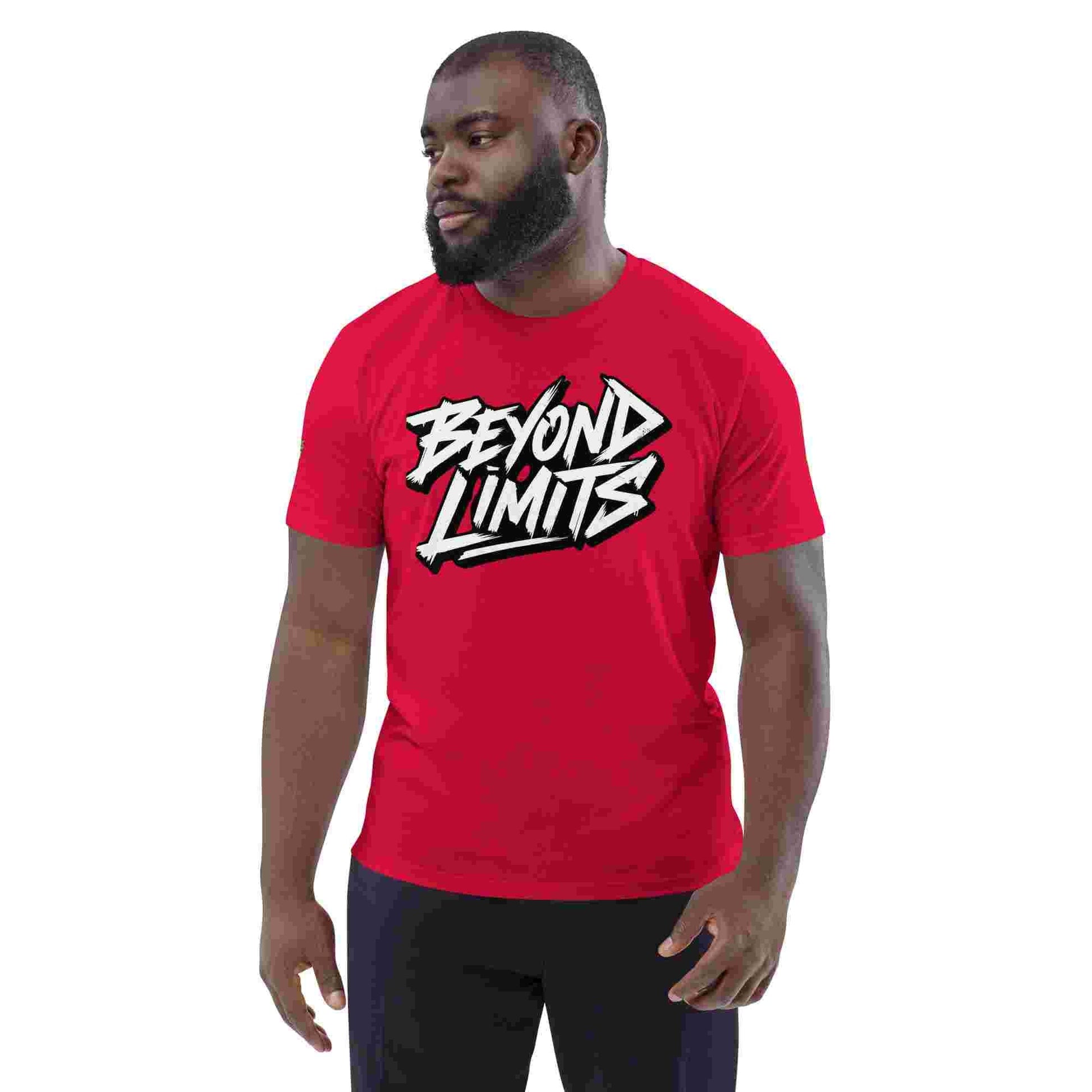 "Beyond Limits" Men's T-shirt - 100% Organic Cotton BadAssWear.fi