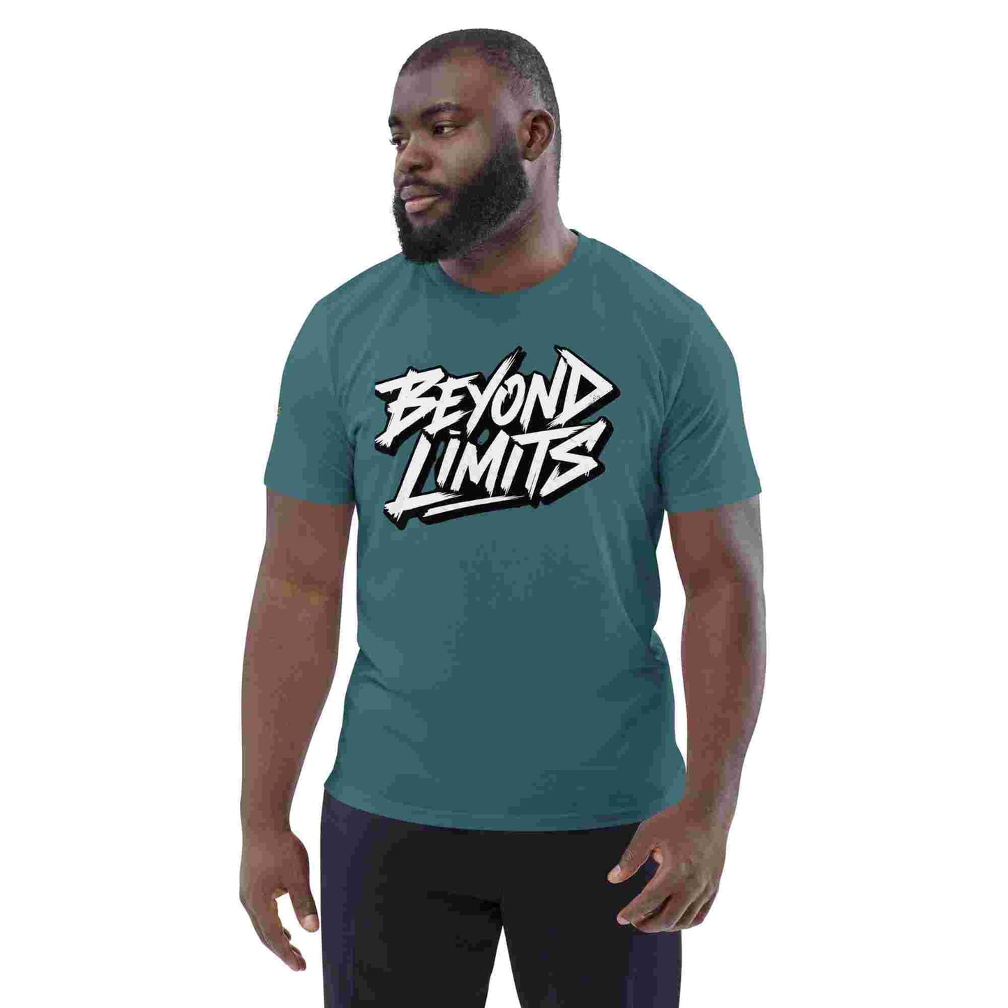 "Beyond Limits" Men's T-shirt - 100% Organic Cotton BadAssWear.fi