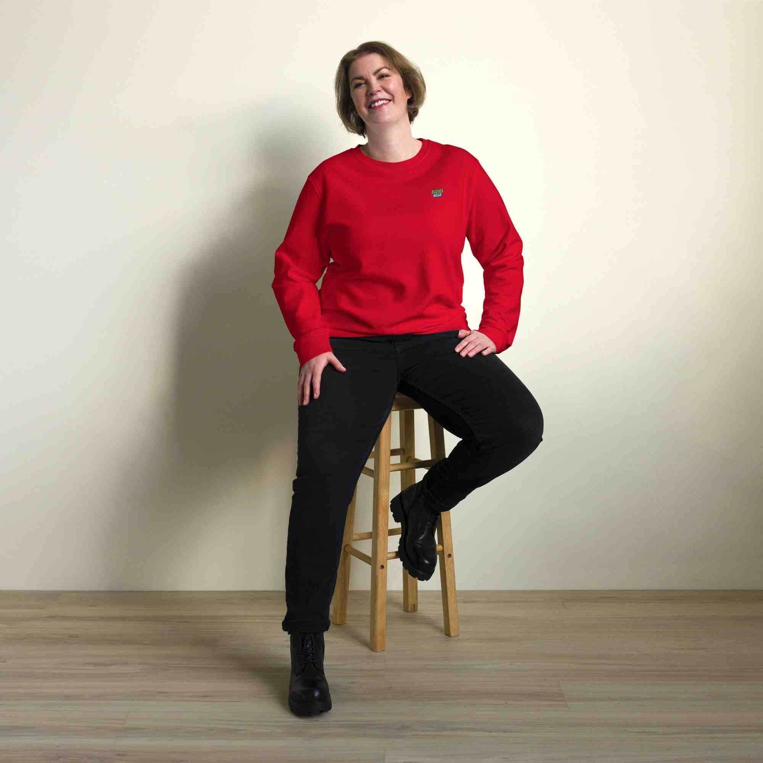 Eco-Friendly and Stylish Organic Sweatshirt – Everyday Comfort! BadAssWear.fi