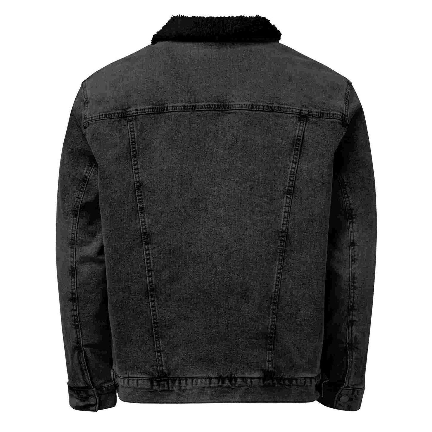 Vintage Warmth and Style: Men's Sherpa Denim Jacket BadAssWear.fi