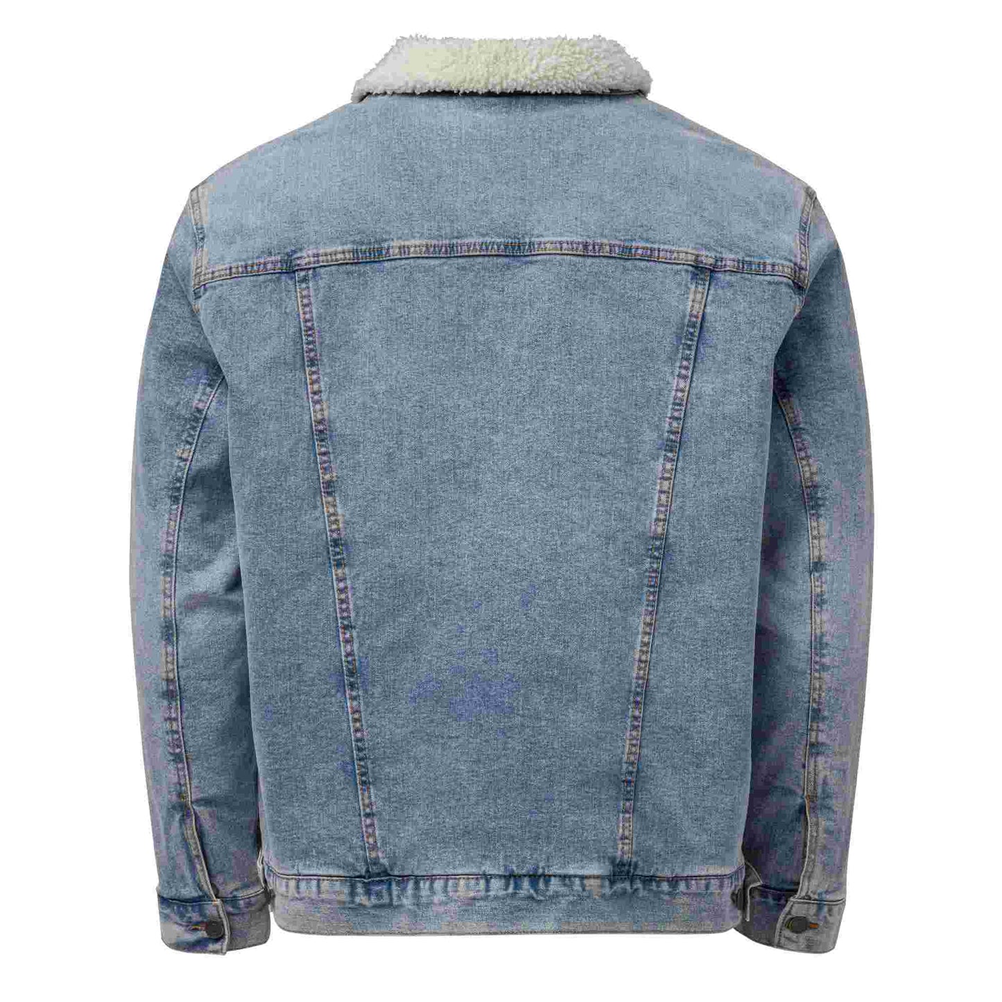 Vintage Warmth and Style: Men's Sherpa Denim Jacket BadAssWear.fi